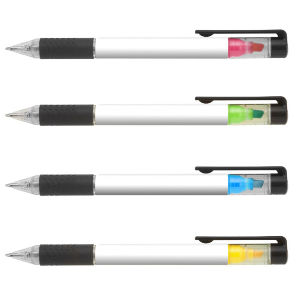Stylo Bergman personnalisé avec surligneur – Support promotionnel pour entreprises – BCM Goodies