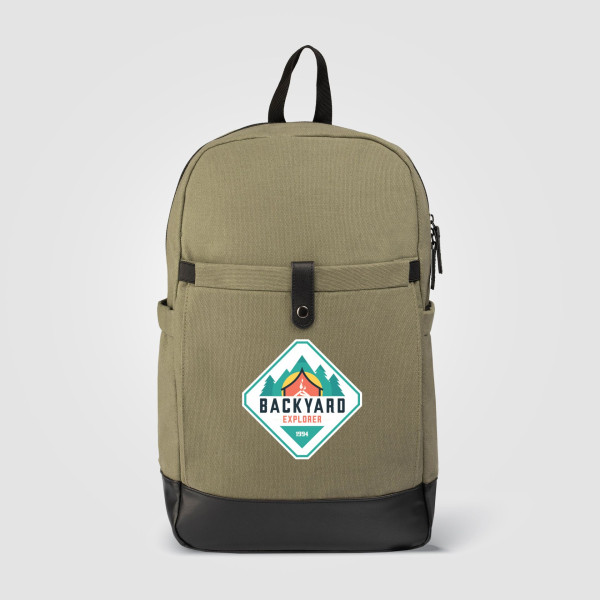 Odyssey Pack - Sac à dos personnalisé en toile de coton recyclée pour entreprises | BCM Goodies