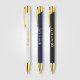 Stylo Crosby Doré personnalisé pour entreprises – Objet publicitaire élégant et durable