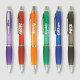 Stylo bille en plastique personnalisable avec grip coloré – BCM Goodies