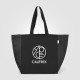 Sac Toronto fourre-tout en coton recyclé 225 gsm à motif chevron – Personnalisable pour entreprises