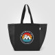Sac Toronto fourre-tout en coton recyclé 225 gsm à motif chevron – Personnalisable pour entreprises