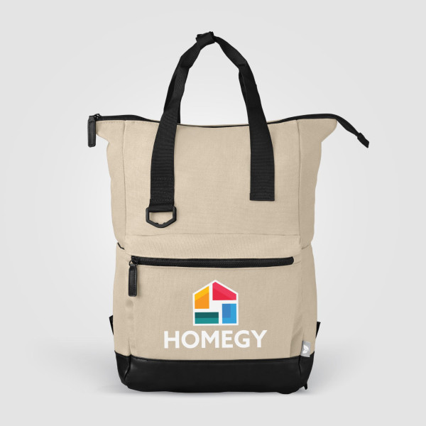 Pack Sac Odyssey fourre-tout personnalisable en toile de coton recyclée 17L pour professionnels - BCM Goodies