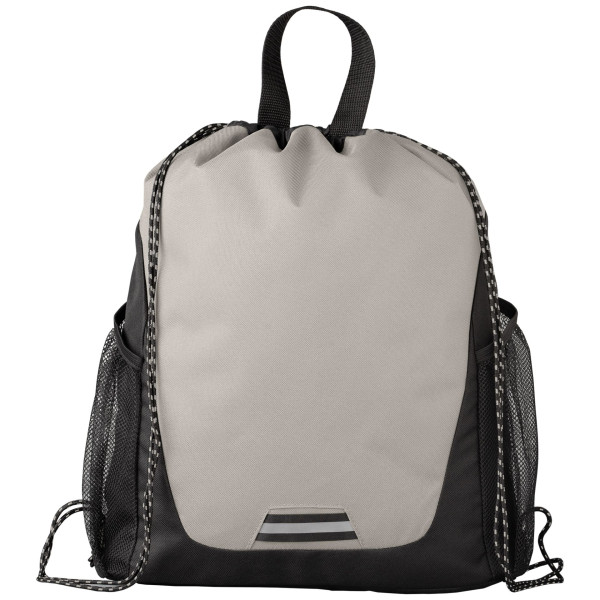 Sac à cordon personnalisé Jotun en polyester recyclé avec poches – Objet publicitaire responsable pour entreprise | BCM Goodies