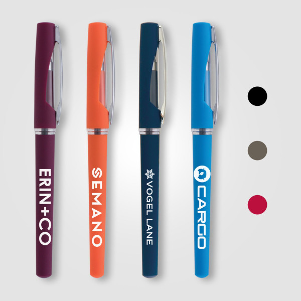 Stylo Gel Presley Softy personnalisé – Objet publicitaire pour communication d’entreprise