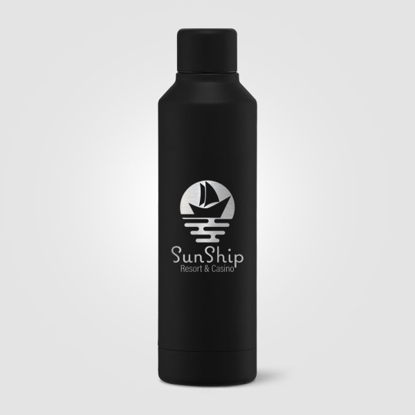 Bouteille isotherme Olympus 500 ml personnalisable en acier inoxydable avec revêtement cuivre – Goodies d’entreprise BCM Goodies