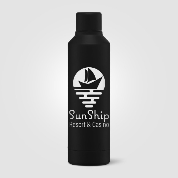 Bouteille isotherme Olympus 500 ml personnalisable en acier inoxydable avec revêtement cuivre – Goodies d’entreprise BCM Goodies