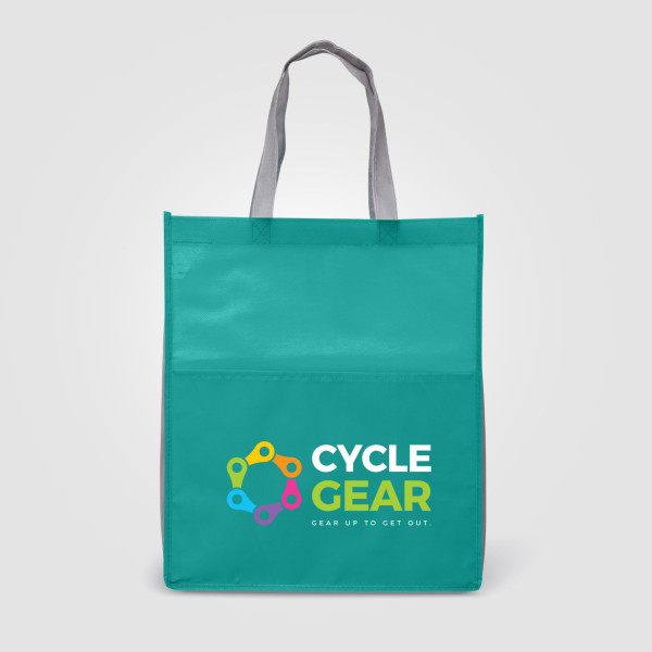 Sac fourre-tout en rPET personnalisé Rome – Objet publicitaire durable pour entreprises