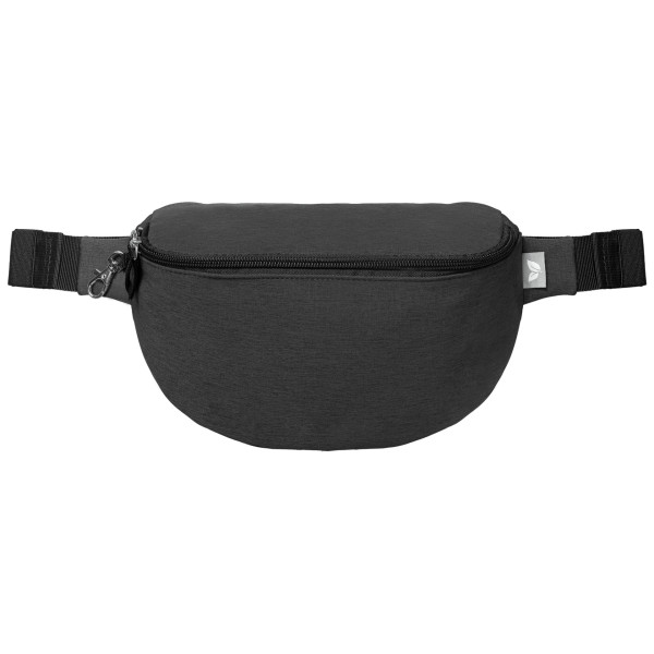 Sac banane Helsinki rPET 2L avec fermeture zippée et crochet antivol - Accessoire personnalisé pour événements et déplacements p