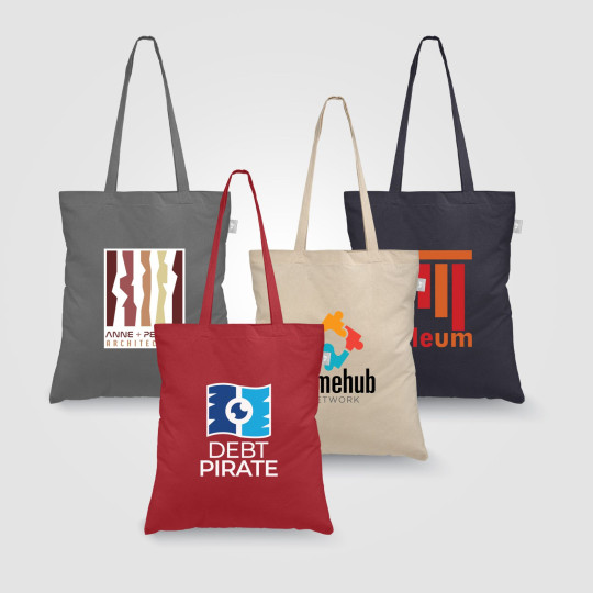 Sac fourre-tout personnalisé en coton recyclé 140 gsm – Le Geo | Objet publicitaire responsable BCM Goodies