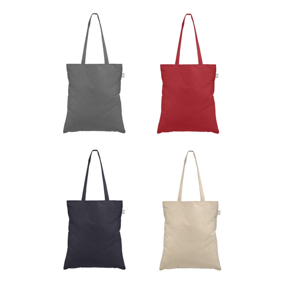 Sac fourre-tout personnalisé en coton recyclé 140 gsm – Le Geo | Objet publicitaire responsable BCM Goodies