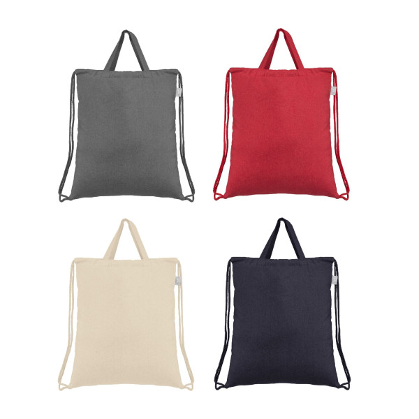 Sac à cordon en coton recyclé 140 gsm personnalisable – Le Palma | Goodies écoresponsable pour entreprises – BCM Goodies