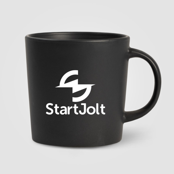 Mug en céramique matte glacée 355 ml Madison – Objet publicitaire pour communication d’entreprise