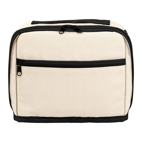Trousse organisatrice tech en coton recyclé 1,7 L – Accessoire d’entreprise écoresponsable personnalisable BCM Goodies