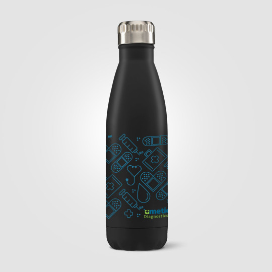 Bouteille personnalisée La Ibiza 475 ml en acier inoxydable – Goodies d’entreprise BCM Goodies