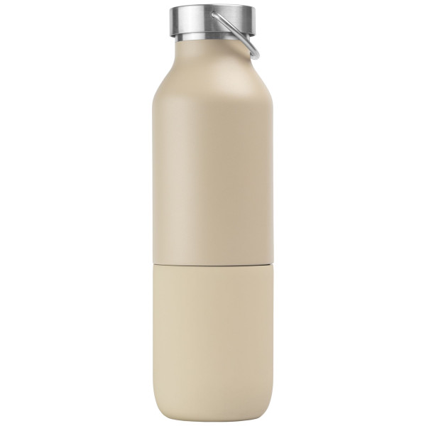 Bouteille isotherme recyclée Freya Duo 2-en-1 590 ml avec gobelet 325 ml personnalisable – Goodies entreprise BCM