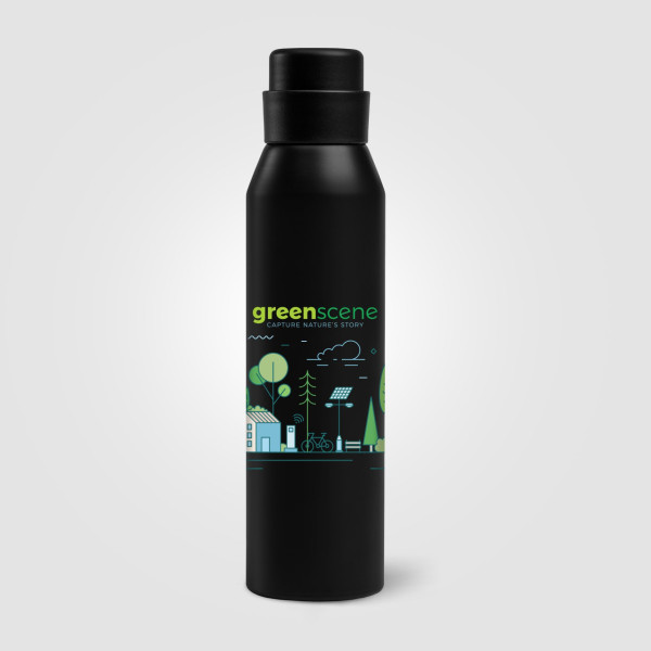 Bouteille de sport Norse 680 ml en aluminium recyclé personnalisable – Goodies entreprise BCM