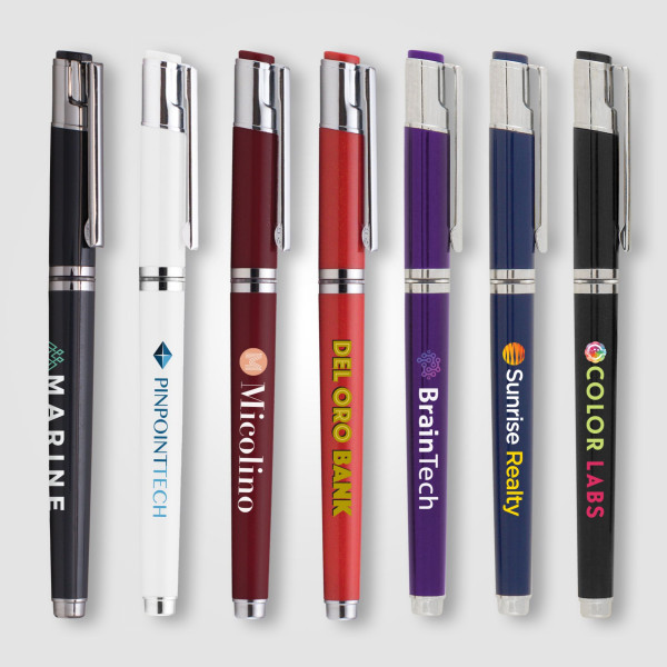 Stylo encre gel Dylan personnalisé pour entreprises – Marquage logo – BCM Goodies