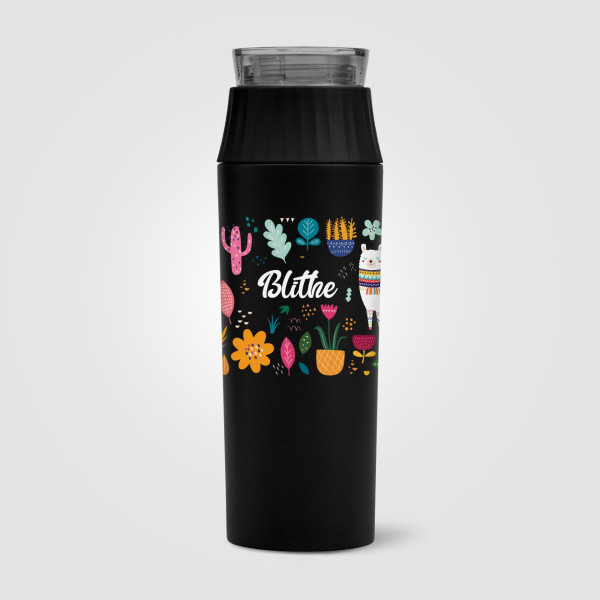 Gourde Majesty personnalisable 590 ml en acier inoxydable recyclé avec couvercle étanche pour communication d’entreprise