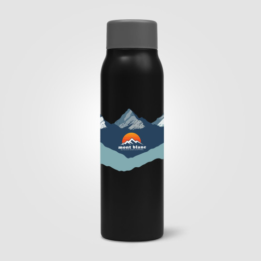 Bouteille gazeuse Breeze 590 ml en acier inoxydable recyclé avec valve de sécurité – BCM Goodies