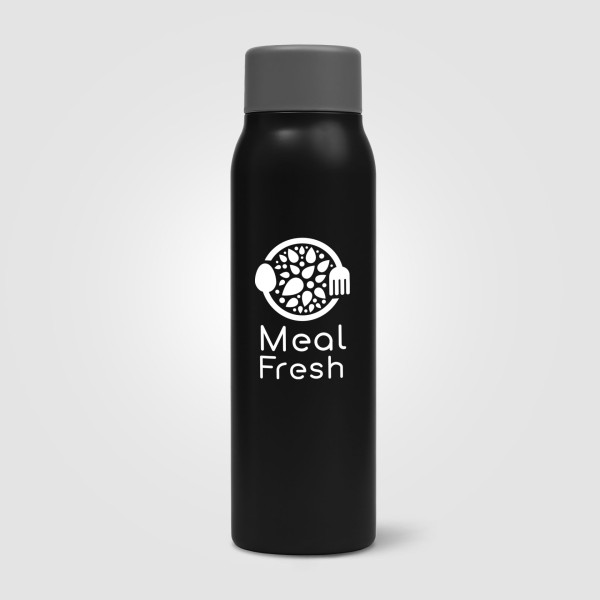 Bouteille gazeuse Breeze 590 ml en acier inoxydable recyclé avec valve de sécurité – BCM Goodies