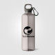 Bouteille vélo translucide Doli rPET 740 ml avec bouchon à vis et mousqueton – Hydratation sans BPA