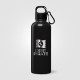 Gourde personnalisable Portland Plus en acier inoxydable recyclé avec mousqueton – Objet publicitaire BCM Goodies