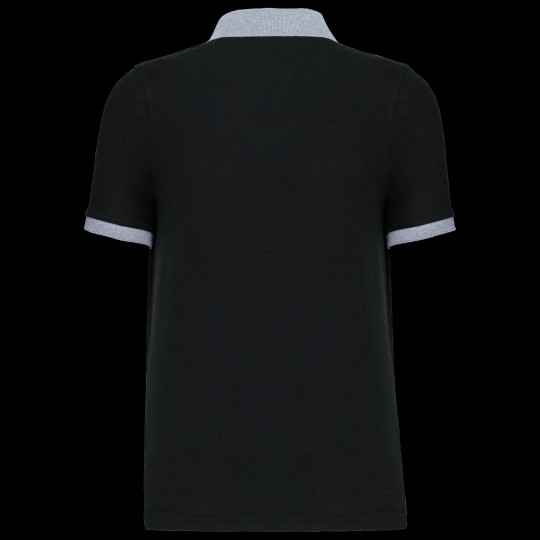 Polo piqué bicolore homme personnalisable pour entreprises – BCM Goodies