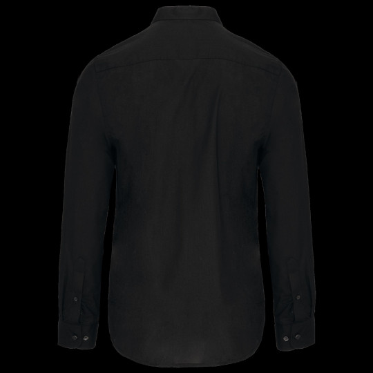 Chemise col mao manches longues personnalisable pour entreprises – BCM Goodies
