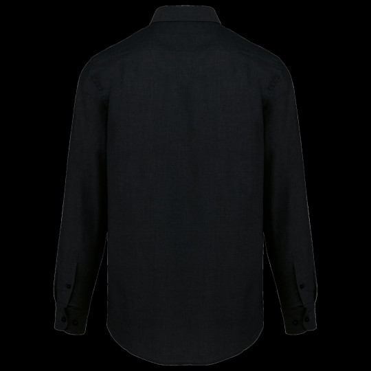 Chemise Oxford manches longues personnalisable – Vêtement professionnel B2B pour communication d’entreprise