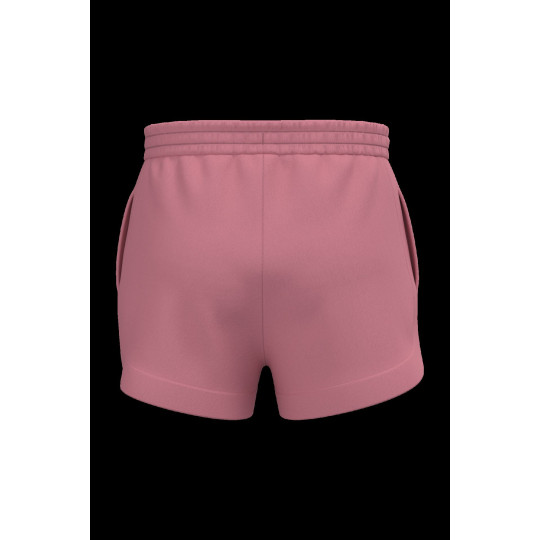 Short écoresponsable French Terry femme personnalisé – Textile promotionnel coton bio et polyester recyclé