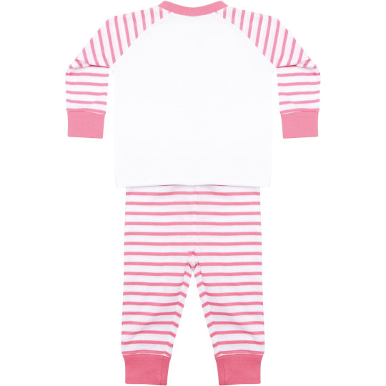 Pyjama à rayures personnalisable pour entreprises – Support textile B2B sans étiquette marque