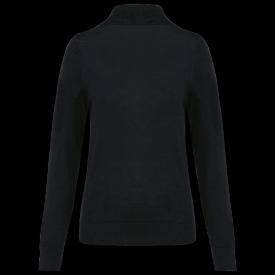 Pull Mérinos col roulé femme personnalisé pour entreprises – Textile corporate BCM Goodies