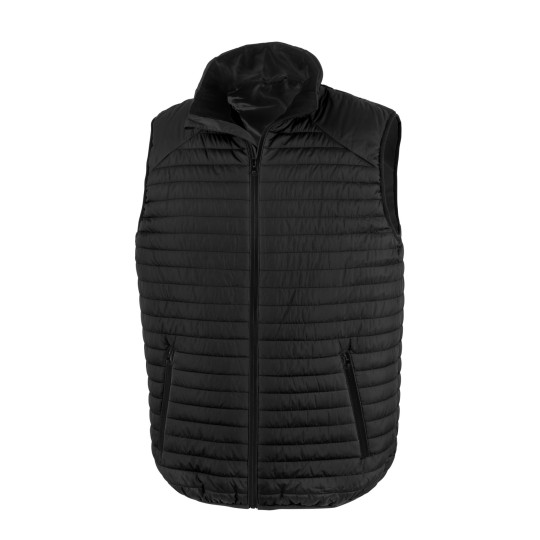 Bodywarmer THERMOQUILT recyclé personnalisable – Vêtement d’entreprise en polyester recyclé pour communication et fidélisation