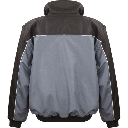 Blouson manches amovibles Heavy Duty personnalisable – Vêtement professionnel robuste pour communication B2B – BCM Goodies