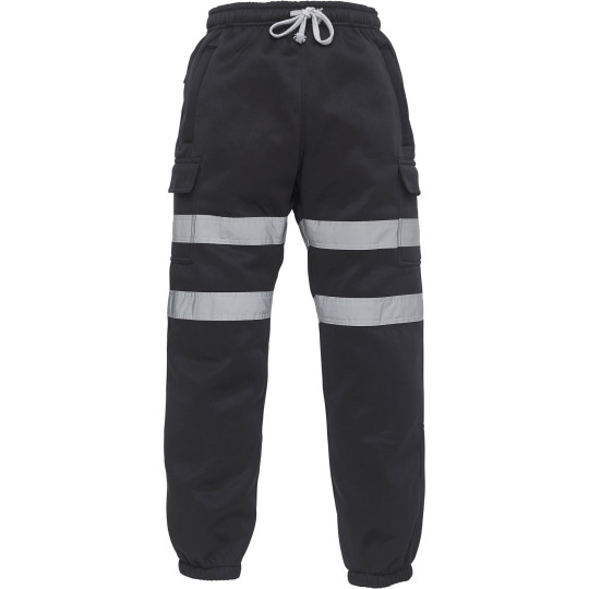 Pantalon de jogging personnalisable haute visibilité pour entreprises – Polyester, normes EN ISO 20471 – BCM Goodies