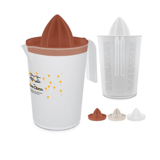 Set pichet pot 110 cl personnalisé avec presse-agrumes – Objet publicitaire pour communication B2B