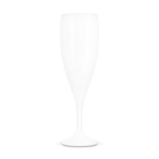Flûte à champagne plastique réutilisable 14 cl personnalisable – BCM Goodies