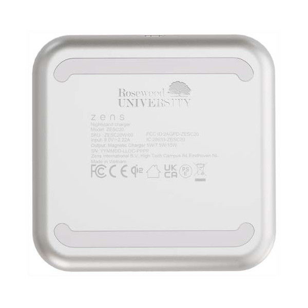 Chargeur magnétique de table de nuit 15 W Zens
