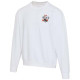 Pull unisexe OCS en coton bio oversize à col rond Boris de 280 g/m2