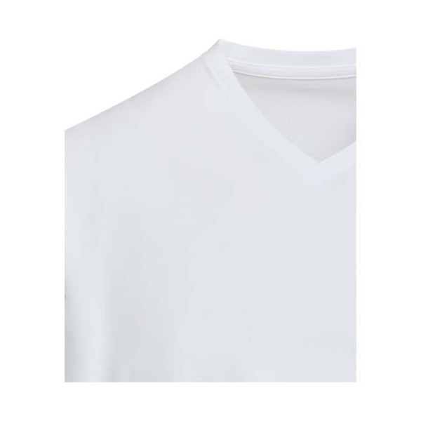 T-shirt unisexe en coton bio certifié OCS Balfour à manches courtes et col en V de 200 g/m²
