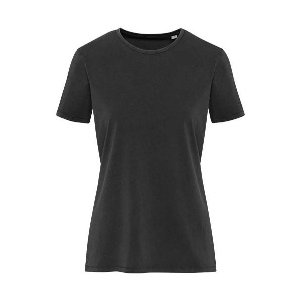 T-shirt femme délavé à manches courtes Nanaimo de 160 g/m2