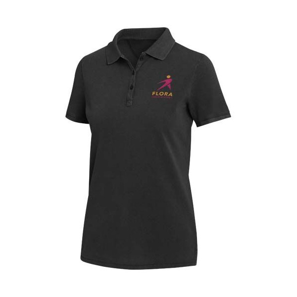 Polo délavé pour femme Calgary de 200 g/m2