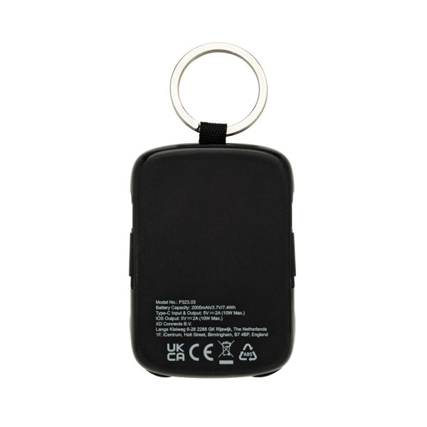 Porte-clés powerbank 2000mAh et câbles intégrés Nexo RCS
