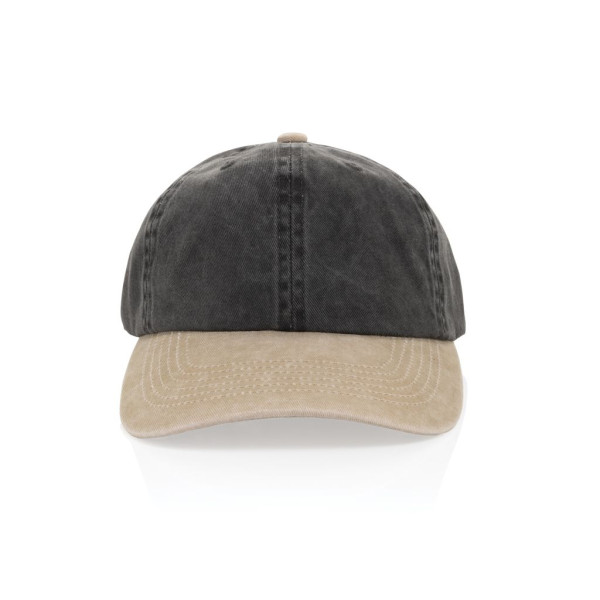 Casquette à 6 panneaux en coton sergé bicolore BEAU AWARE™