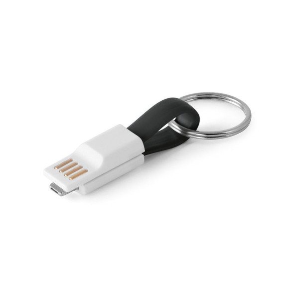 RIEMANN. Cable USB avec connecteur 2 en 1en ABS et PVC