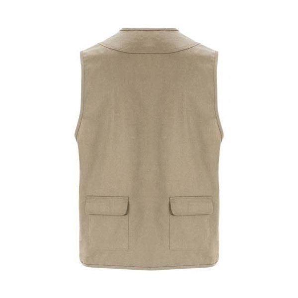 Gilet de travail multi-poches à col en V Venera de 200 g/m2