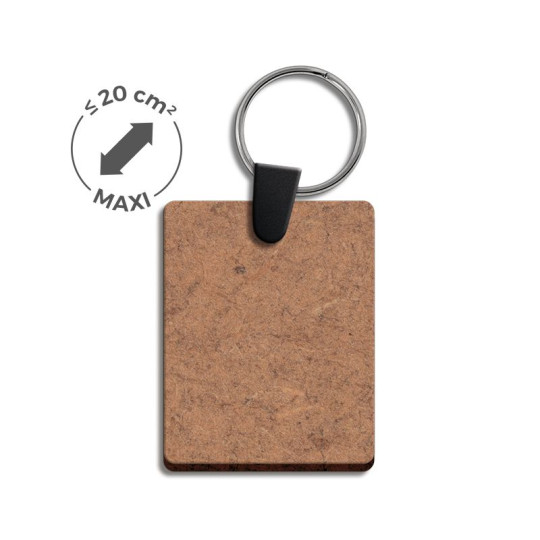 Porte-clés sur-mesure en MDF 3 mm personnalisable – Fabrication française pour communication B2B