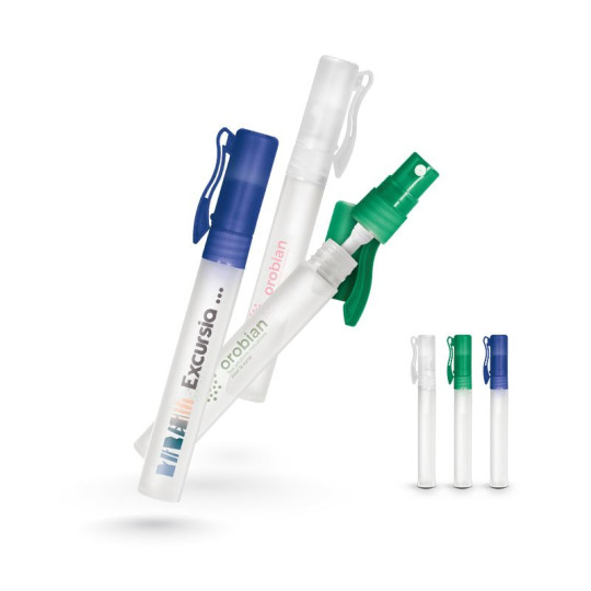 Vaporisateur personnalisable 10 ml format stylo – Goodie promotionnel pour événements et communication d’entreprise