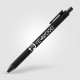 Stylo Bloom Essentials rétractable en plastique recyclé au toucher doux